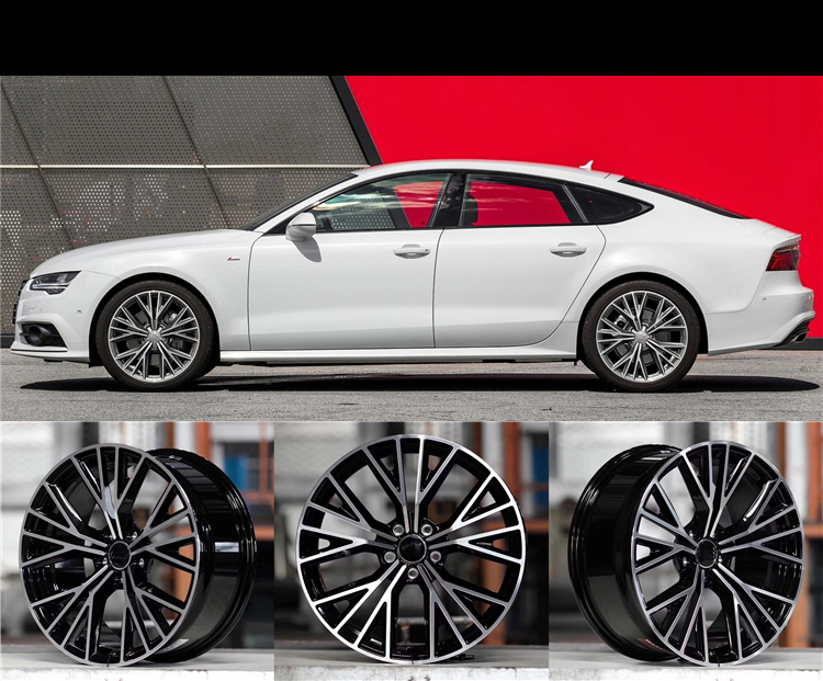 Machined Face Car Wheel Rims Aluminum Alloy 19 Inch 5 X 112