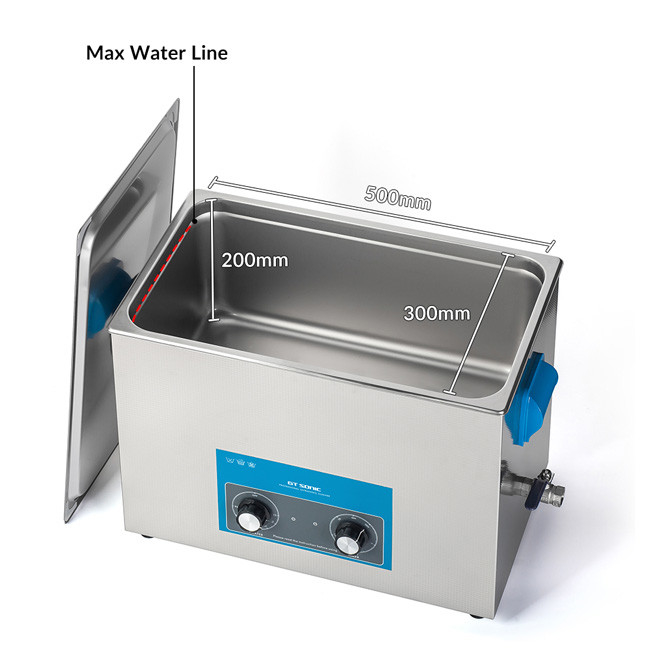 27L Sonic Cavitation Machine Mechanical Control Timer And Heating Function For Carburetor Screws