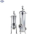 Food grade 10 inch stainless steel 304 or 316L single cartridge filter housing