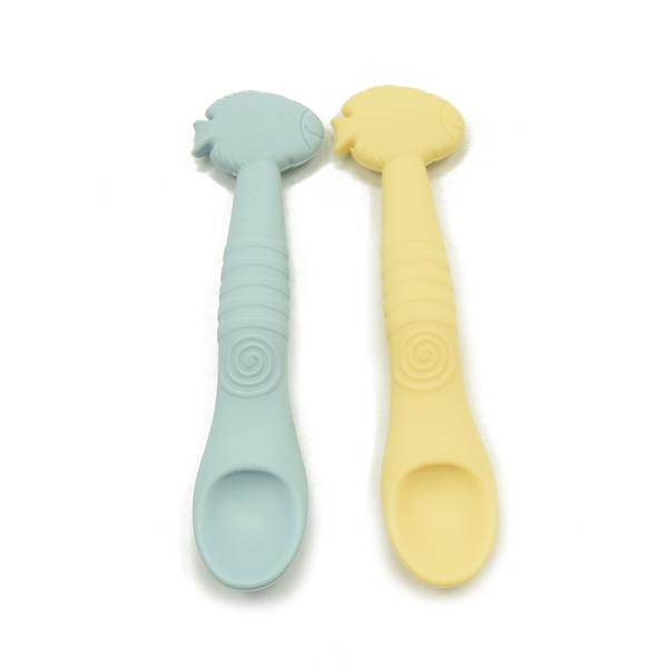 Buy cheap BPA Lead Vinyl Free Silicone Feeding Spoon Gum Friendly from wholesalers