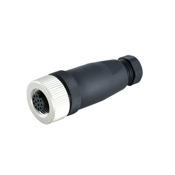 Buy cheap Straight Female M12 Waterproof Connector 17 Pin Plastic Assembly from wholesalers