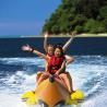 Buy cheap Outdoor Floating Water Park Sea Trampoline Huge Water Inflatable Bungee Trampoline For Sale from wholesalers