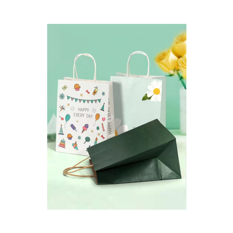 Business Custom Printed Paper Bags CMYK Color For Promotion