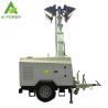 Buy cheap EPA 120L 4x1000w Kubota Portable Light Tower Generator LED from wholesalers