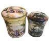 Buy cheap ISO9001 Custom Tin Cans Home Office Metal Bar Storage Stool Ottoman from wholesalers