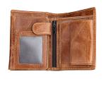 13x10.2cm 0.2kg Mens PU Leather Wallet RFID Blocking Genuine Leather ISO9001