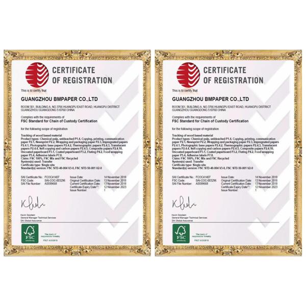 FSC Approved Book Binding Board / Black Carton Board Different Thickness Customized