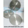 Buy cheap Double Sided Coated Electroplated Diamond Wheels 16inch With Flange from wholesalers