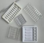 Manufacturer custom ampoule bottle tray, medical packaging disposable blister