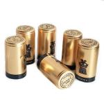 Custom Stamp Logo Wine Bottle Shrink Caps Tops Shrinkable Pilfer Proof ODM