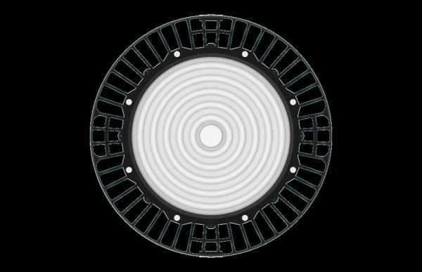 Buy cheap 10VPWM UFO High Bay LED Lights 18600lm Corrosion Proof 120W For Factory Garage from wholesalers