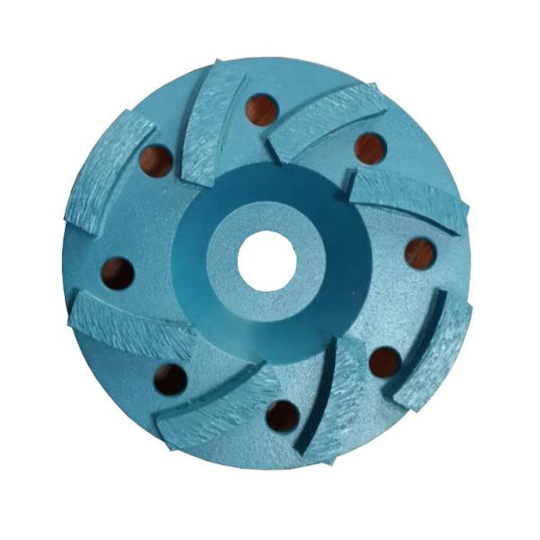 10 Inch 250mm Concrete Diamond Tools Metal Bond Diamond Grinding Wheel Disc With