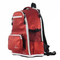 Buy cheap Beautiful Red Color Girls Sequin Rucksack , Cheerleader Rucksack Zipper Closure product