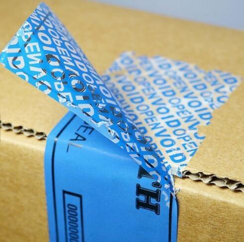 Buy cheap Environmental Destructive Warranty Void Tamper Evident Label Stickers Non Transfer VOID OPEN Label No Residue Sticker from wholesalers