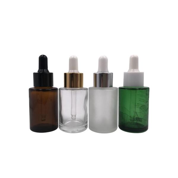 Buy cheap Amber Frosted 1 Oz Essential Oil Dropper Bottles K1009 Multipurpose Durable from wholesalers