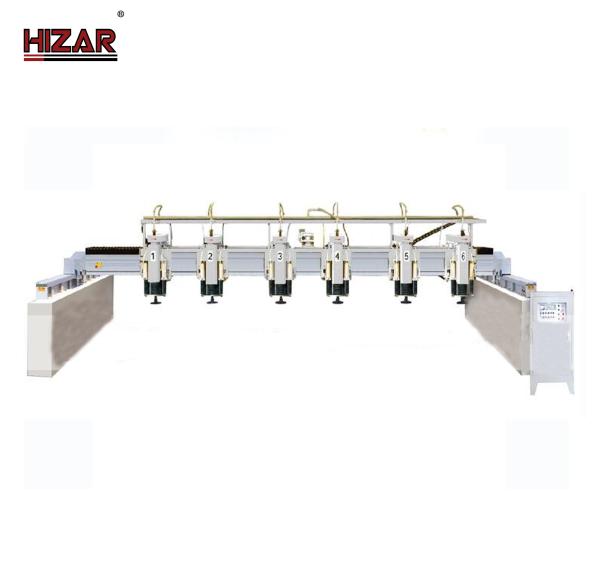 Buy cheap Stone Grinding 200mm Blade 50.2KW Granite Polishing Machine 8500mm Beam from wholesalers