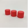Buy cheap 15/410 Trial Bottle 15MM Red Ribbed Screw Vial Cap from wholesalers