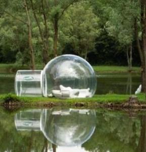 China Custom Made Transparent Inflatable Bubble Tent on Water on sale