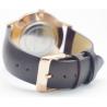 Buy cheap Brown Leather Strap Watches Ultra Thin Waterproof Watch Couple Japan Movt Quartz from wholesalers