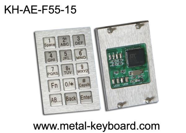 Buy cheap Vending Kiosk Metallic Industrial Keypad , Anti - vandal waterproof keypad from wholesalers