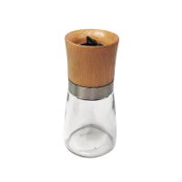 Buy cheap Wooden 132mm 206g 170ml Salt And Pepper Spice Grinder Mill product