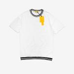 OEM high quality summer new striped rib campus style European American men's