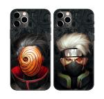 Black Anime 3D Lenticular Flip Phone Case For Iphone 11