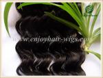 Lace top closure 4''x4'' ,malaysian virgin hair natural color deep wave 10''-24'