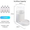 Buy cheap Steel Automatic Water Bowl Dispenser Bowl 2.5L Without Electricity Unplugged from wholesalers
