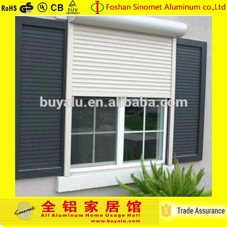 Horizontal Aluminum Alloy Window Customized Aluminum Shutter Window