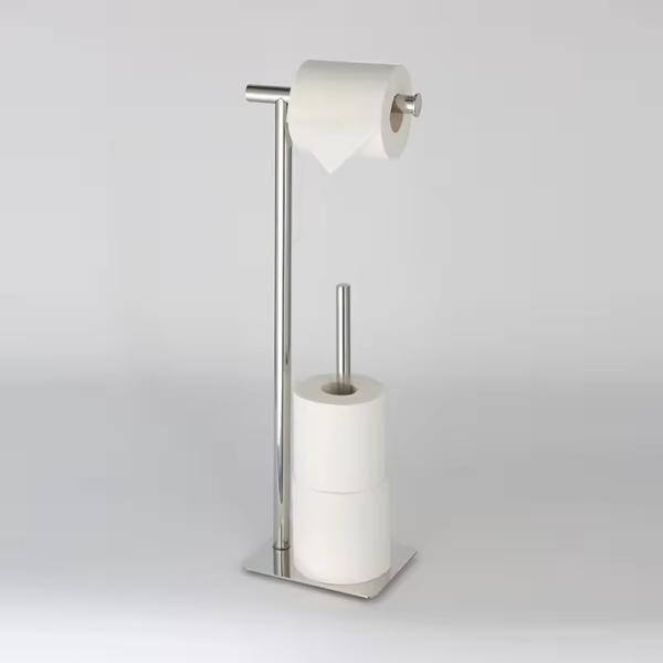 Buy cheap Nordic Style Household Big Size Standing Storage Shelf Tissue Paper Roll Organizer Toilet Paper Holder from wholesalers