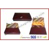 Buy cheap Leather Rigid Gift Boxes For Luxury Gift Packing , Embossed Foldable from wholesalers