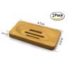 Buy cheap Small Bamboo Bathroom Supplies Bamboo Soap Dish 4.72 X 3.15 Inches Formaldehyde Free from wholesalers