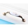 Buy cheap Cabinet Porcelain Handles And Knobs Zinc Dresser Handles 128mm Ceramic Furniture Handles from wholesalers