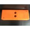 Buy cheap Orange Color Plastic Temporary Fencing Feet , Portable Fence Base Various Design from wholesalers