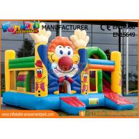 Buy cheap Customized Commercial Inflatable Bouncer Slide Cartoon Printing For Outdoor product