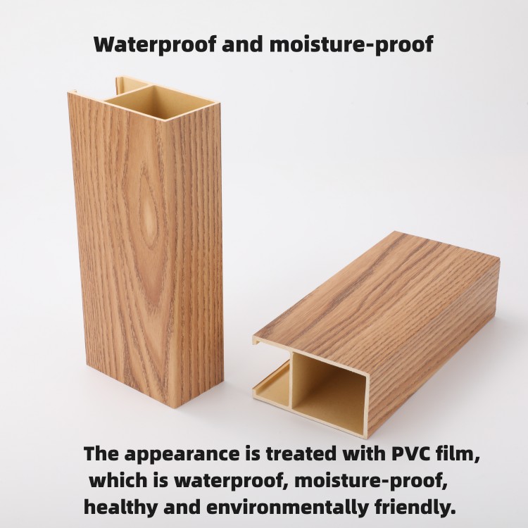 WPC Wall Panel for Mall 3D Insulated Slat Wood Indoor Interior PVC Decorate Nano Sheet