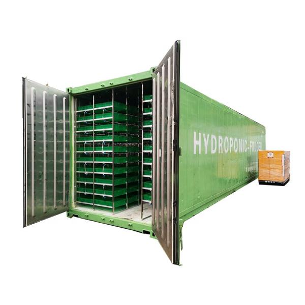 Buy cheap Daily 1000kg 3Hp Aircon Hydroponic Fodder Container For Cattle Farm from wholesalers