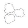 Buy cheap Hair Rubber Irregular Shaped Parts Rubber Special Shaped OEM ODM from wholesalers
