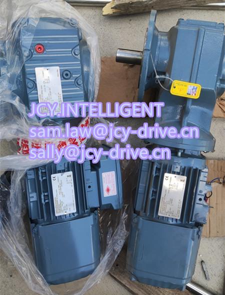 35mm Shaft Helical Worm Inline Gearmotor Reducer 2.2KW M3A 15.86 KA47DRN100LS4BE