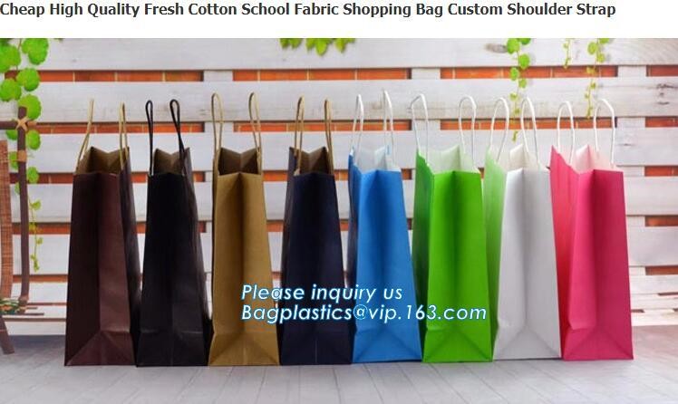 tea brown paper bag with logo print eco friendly With Ribbon Handles wine packaging offset bags,Decorative Paper Bags wi