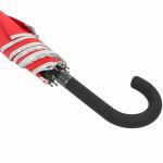 Compact Wind Resistant Umbrella , Red RPET Fabric Lightweight Golf Umbrella