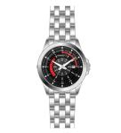 41.0mm double dial japan movt full stainless steel wrist men's quartz watches