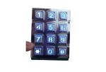 Audio Telephone Industrial Keypad With Backlight Access Control Zinc Metal