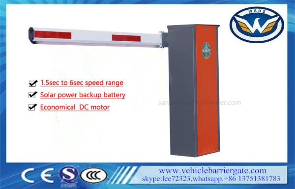 Buy cheap DC Motor DC24V 6sec LED Automatic Traffic Barriers 140W from wholesalers