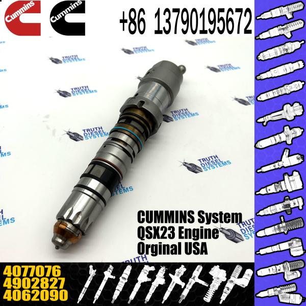 4088431 Genuine Diesel Engine Common Rail QSX60 Fuel Injector 4076533 4902827