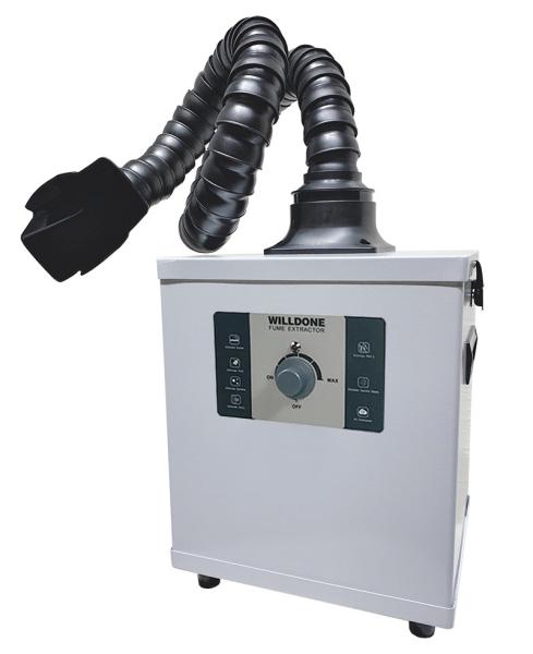 WILLDONE C50 Mini 150W Beauty Nail Salon Fume Extractor, soldering welding smoke