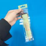 Custom Logo Eco-friendly Packaging clear PVC plastic makeup brush bag with
