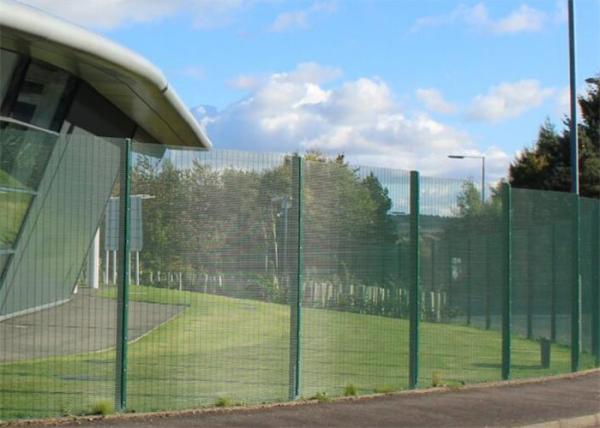 Buy cheap Powder Coated 358 Security Fencing Horizontal Wire 3.2mm Panel Size 2.4*2.1m from wholesalers