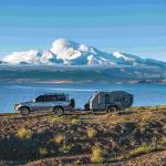 Rest Room RV Trailer NJSTAR EXPLORER Aluminum Small Off Grid Camper